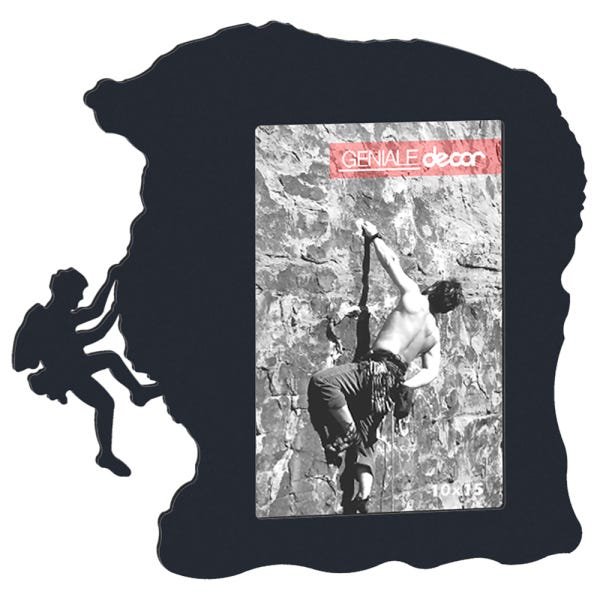 Porta-Retrato Quadro Para Presentear Esporte Radical Escalada Presente Para Escalador Preto - 1