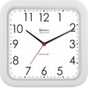 Ver imagem 1 de Relógio de Parede Quadrado Branco Herweg Silencioso 66004102