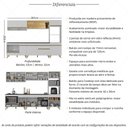 Ver imagem 3 de Cozinha Modulada Completa Compacta 287cm com Balcão para Cooktop Veneza Multimóveis MP2269