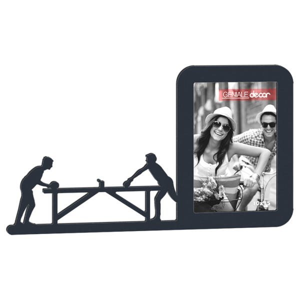 Porta-retrato Quadro Presente Esporte Pingue Pongue Tenis De Mesa Preto - 1