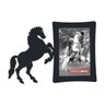 Porta-retrato Quadro Cavalo Silver Presente Country Preto - 1