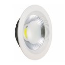Ver imagem 1 de Luminária Super Cob 30w Spot Downlight Embutir Redondo 3000k 2400lm Initial