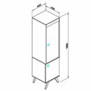 Ver imagem 3 de Cristaleira Retrô com 2 Portas Rústico