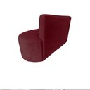 Ver imagem 6 de Namoradeira Sofá 2 Lugares Yara Orgânica Suede Marsala
