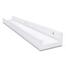 Prateleira para Quadros e Livros 100% Mdf 100cm X 12cm Branco - 1