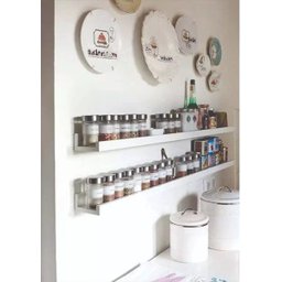 Prateleira para Quadros e Livros 100% Mdf 100cm X 12cm Branco - 2