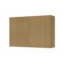 Ver imagem 1 de Armário de Cozinha Modulado Rainha C/ 2 Portas Ripadas 120 Cm Nature - Nesher
