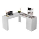 Ver imagem 1 de Escrivaninha Penteadeira de Canto Star Branco Mobler