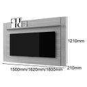 Ver imagem 2 de Painel Extensivel para Tv até 55 Polegadas Nobre Madero Mobler