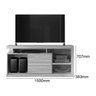 Rack para Tv 55 Polegadas Monaco Madero Off White Mobler - 3