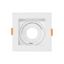 Mini Spot Dicroica de Embutir Recuado Quadrado Led 3,5w - 1