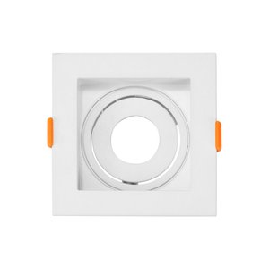 Mini Spot Dicroica de Embutir Recuado Quadrado Led 3,5w