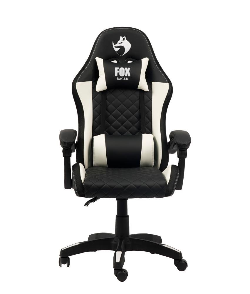 Cadeira Gamer Fox Vulpes, com Ajuste, Reclinável, com Almofadas, até 110kg, Branco - 2