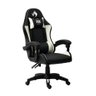Cadeira Gamer Fox Vulpes, com Ajuste, Reclinável, com Almofadas, até 110kg, Branco - 1