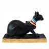 Bastet Bast Ubasti Baenaset Ou Ailuros Gato Egípcio Deitado - 2