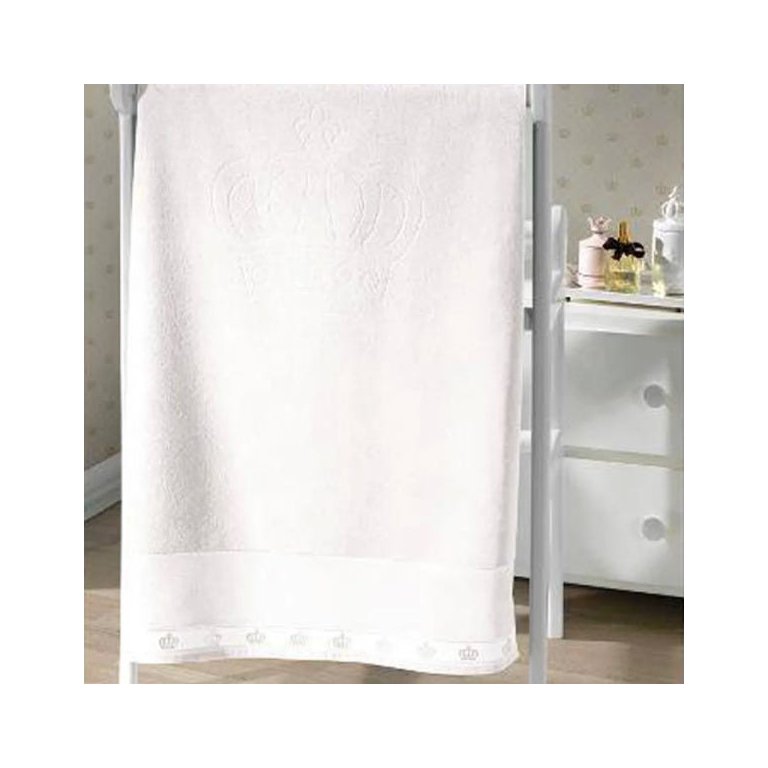 Toalha de Banho Infantil Dohler -Baby Classic para Bordar Branco