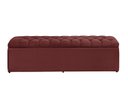 Ver imagem 1 de Calçadeira Baú Imperatriz 100 cm Suede Vermelho