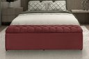 Ver imagem 2 de Calçadeira Baú Imperatriz 100 cm Suede Vermelho