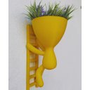 Ver imagem 3 de Kit 2 Vasos Suculentas Parede Robert Plant Escada Lançamento