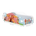 Ver imagem 3 de Cama Carro Fun Adesivada Circo Solteiro