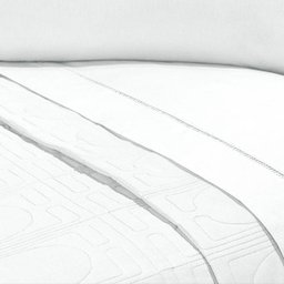 Jogo Lençol Casal Padrão 4 Pçs 100% Algodão Percal 200 Fios Branco - 4