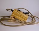 Ver imagem 1 de Extensão Madeira Régua Elétrica 2 Tomadas Preta Cor do Cabo:azul e Dourado;cor:preto