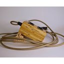 Ver imagem 1 de Extensão Madeira Régua Elétrica 2 Tomadas Preta Cor do Cabo:azul e Dourado;cor:preto