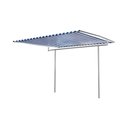 Ver imagem 4 de Carrinho Churrasco Branco Grego Duplo com Rodas Pneumáticas e Toldo