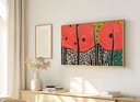 Ver imagem 1 de Quadro Decorativo N°140 115x70cm - Panorâmico Abstrato - Étnico Paisagem - Rollflex