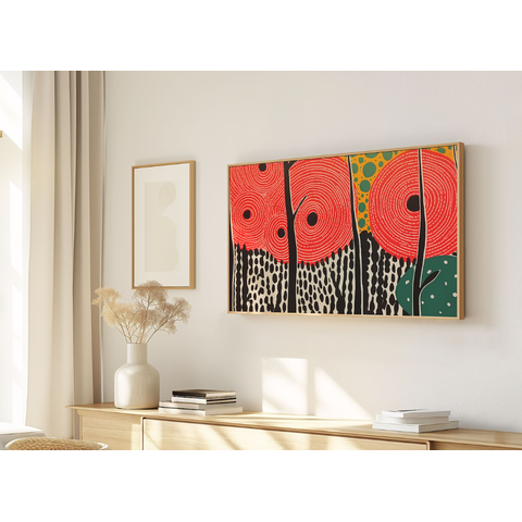 Quadro Decorativo N°140 115x70cm - Panorâmico Abstrato - Étnico Paisagem - Rollflex