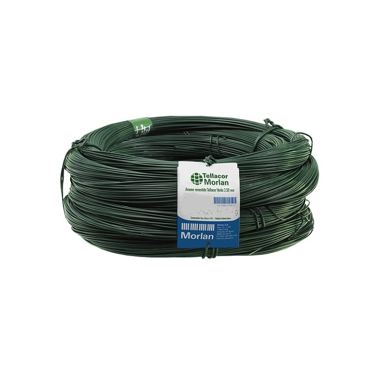 Arame Revestido Tellacor 2,5mm 1kg Morlan - Verde