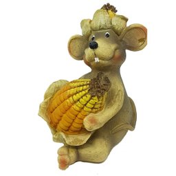 Ratinho com milho decoração para mesa festa - 2 Ratinho com milho decoração para mesa festa - 2