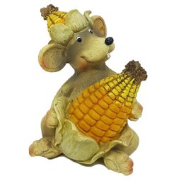 Ratinho com milho decoração para mesa festa - 1 Ratinho com milho decoração para mesa festa - 1