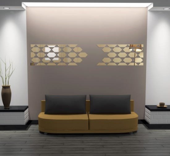 Espelho Decorativo Padrões Geométricos - 1