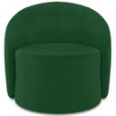 Ver imagem 5 de Sofá 2 Lugares 140cm Wendi e Poltrona Steve Suede Verde I01 - Mpozenato