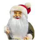 Ver imagem 2 de Papai Noel em Pe Verde Vermelho 30cm Florarte