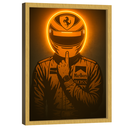 Ver imagem 5 de Quadro Decorativo Piloto Número 1 Neon Laranja