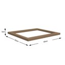 Ver imagem 2 de Módulo Cozinha Kappesberg Maxxi Tampo P- Balcão Cooktop E604 60cm Nogueira-Kappesberg