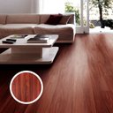 Ver imagem 2 de Piso Vinílico Clicado Régua Amadeirado por M² Mogno - Tubrax