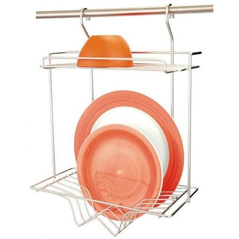 Escorredor de Pratos em Inox 06 Pratos Baby Jomer 3005