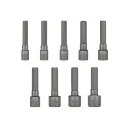 10 Kit Soquetes Troya Tools 9 em 1 de 5mm a 13mm para Parafusadeira Manutenção Atacado - 4