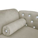 Ver imagem 5 de Cama Caminha Diva Pet Veludo Strass Bege Dvinn