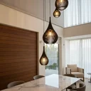 Ver imagem 6 de Lustre Pendente para Sala Pé Direito Duplo Sp-Rain Marrom