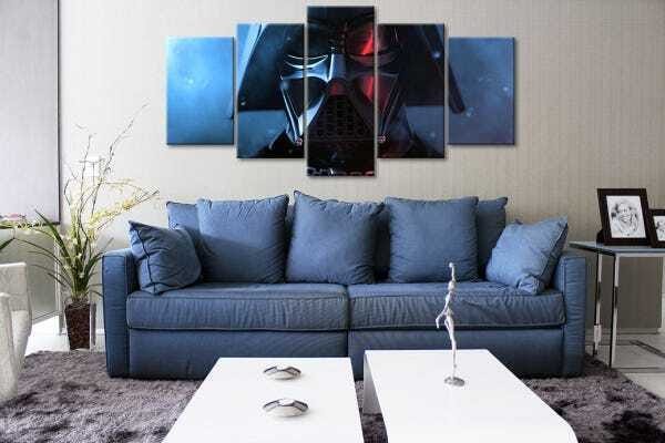 Quadro Decorativo 129x63 Sala Quarto Star Wars Darth Vader - 6