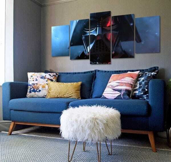 Quadro Decorativo 129x63 Sala Quarto Star Wars Darth Vader - 7