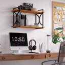 Ver imagem 6 de Estante Prateleira Industrial Moderna para Sala Escritório Lavanderia 60cm - Jm3 Móveis:freijó