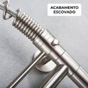 Ver imagem 4 de Torneira de Parede Cozinha Gourmet 2 Saídas Inox Prata Brinovar