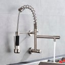 Ver imagem 2 de Torneira de Parede Cozinha Gourmet 2 Saídas Inox Prata Brinovar