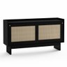 Aparador Buffet 2 Portas de Correr Átria 1295 Carraro Preto - 2