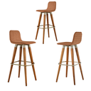 Ver imagem 1 de 3 Banquetas Altas de Luxo Línea Unidecor Champanhe Terracota
